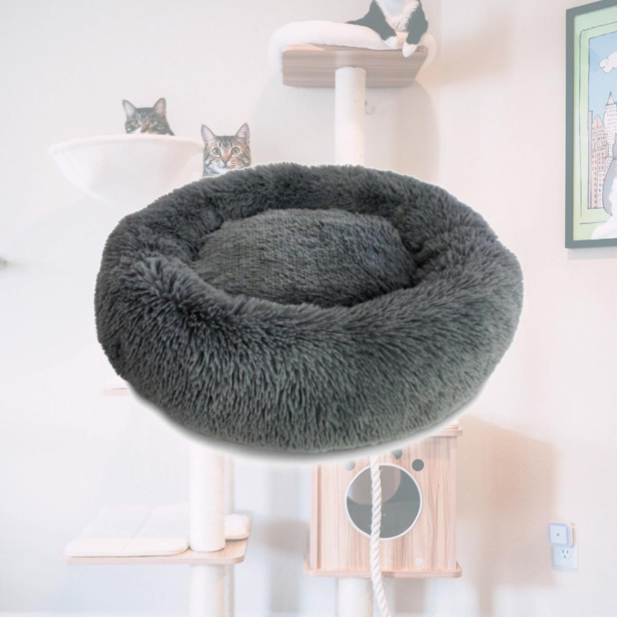 Picture of European Home Designs 100634 Round Shaggy Pet Bed, Assorted Color - Extra Large