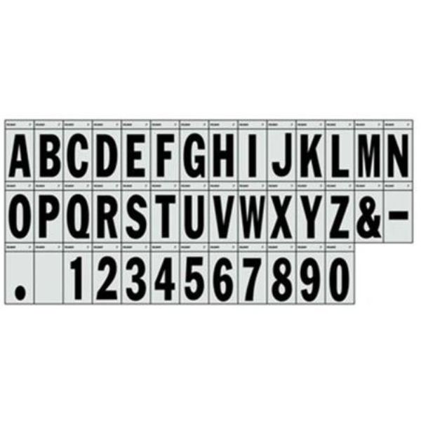 101329 3 in. Thin Adhesive Letter Blank - Pack of 6