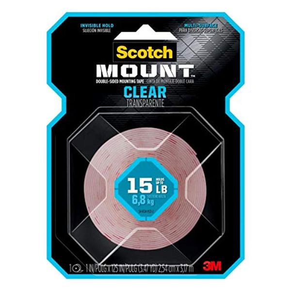 Picture of 3M 100772 1 x 125 in. Double Sided Clear Mounting Tape