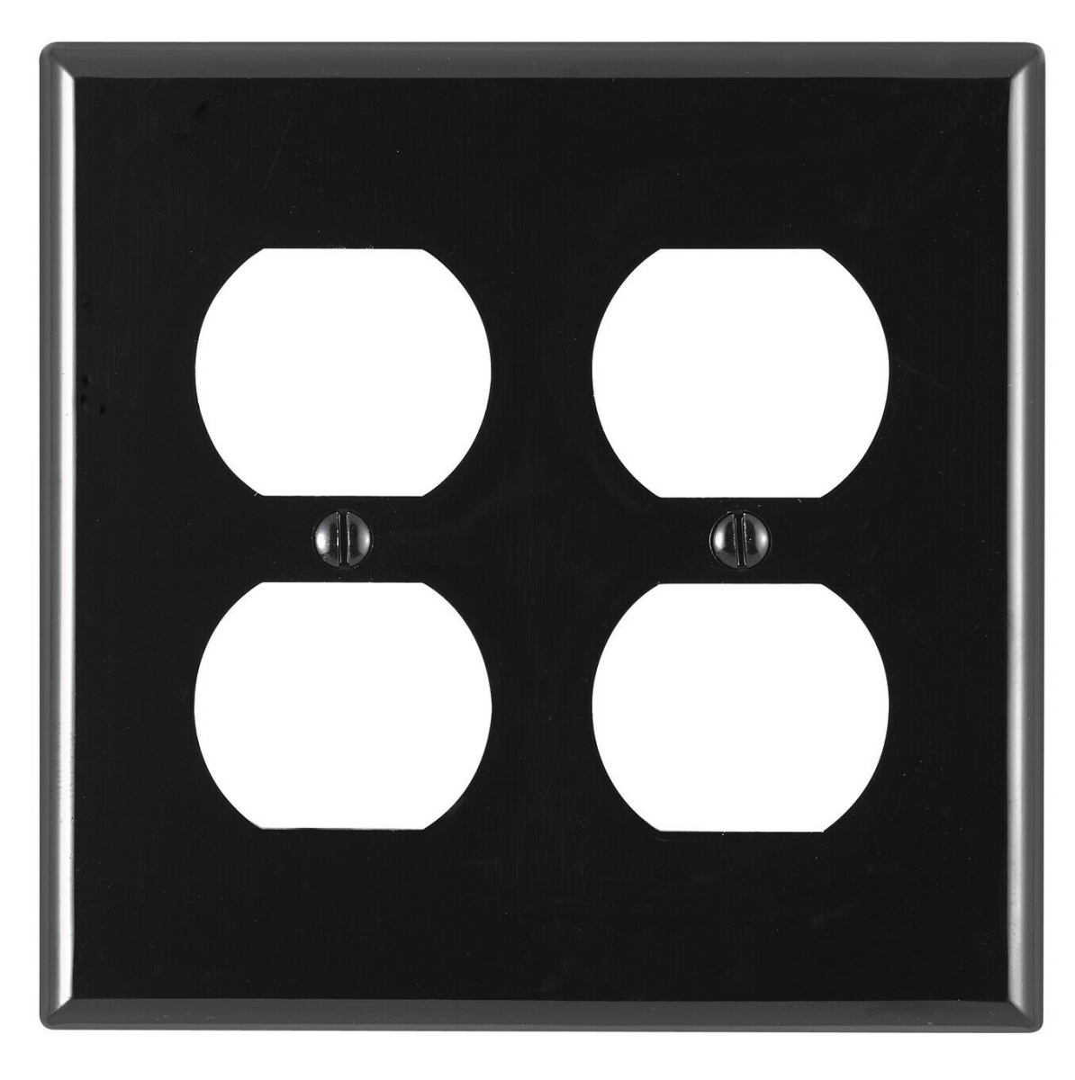 Picture of AmerTac 101596 Black 2 Toggle Wall Plate