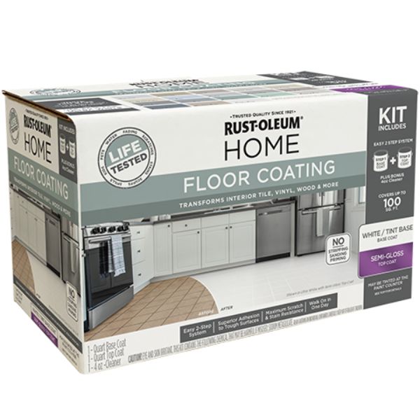 Home Floor Coating Kit, White