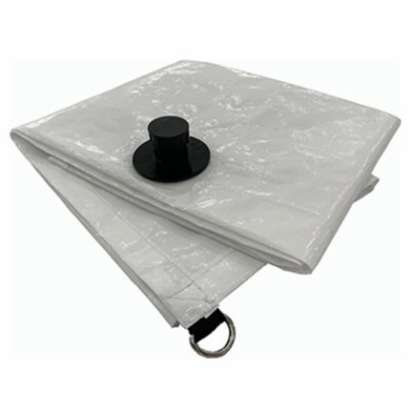 5 x 5 ft. Leak Tarp, White