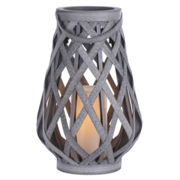 Picture of Sterno Home 102382 17.5 in. Rattan Criss-Cross Lantern