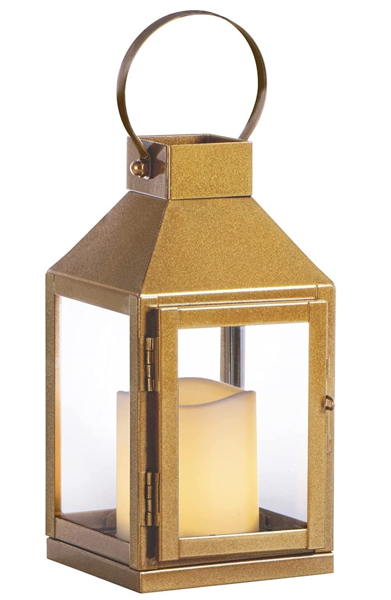 Picture of Sterno Home 102388 8 in. LED Lantern, Gold