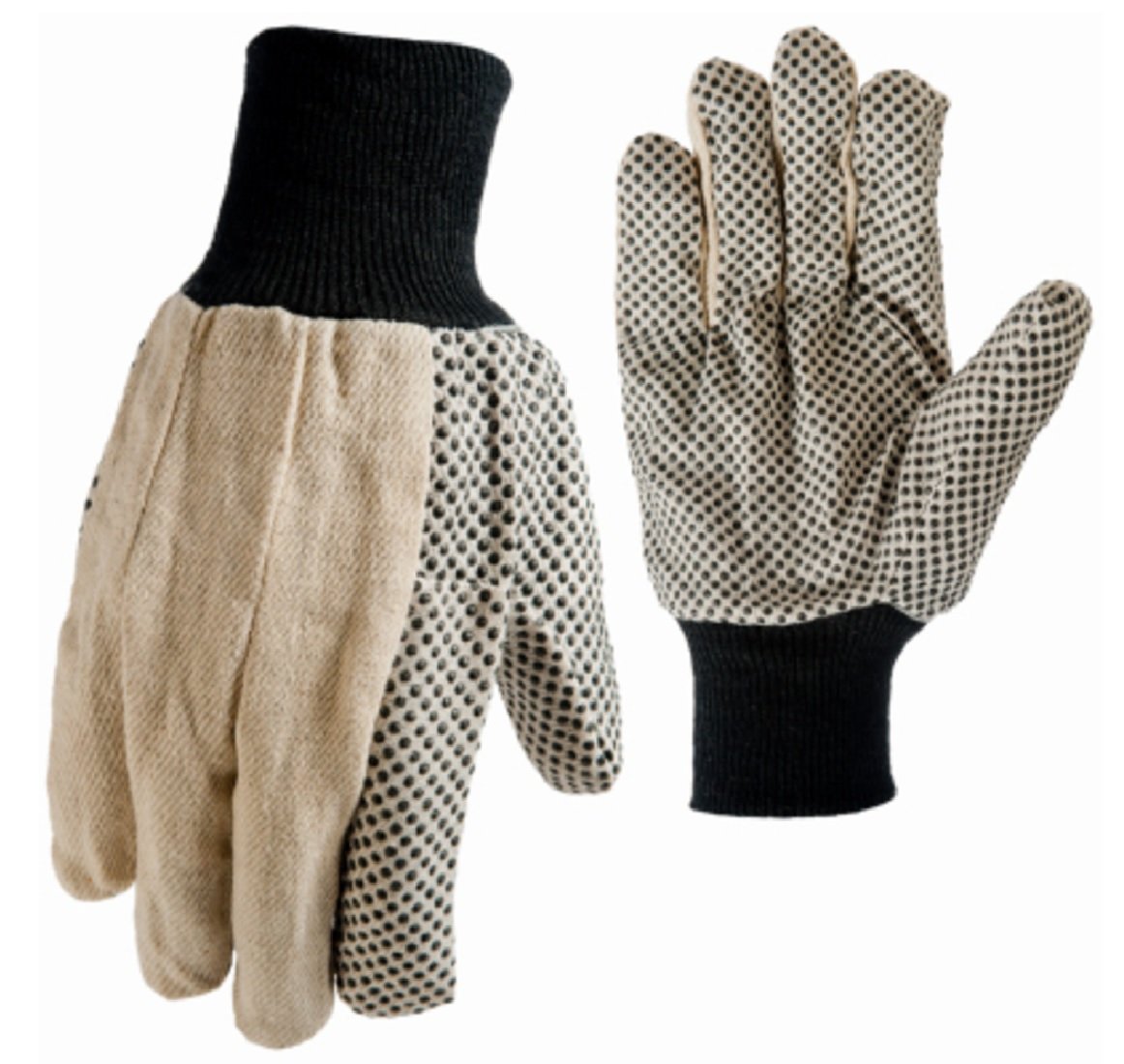 Mini Dots Cotton Canvas Gloves, Medium