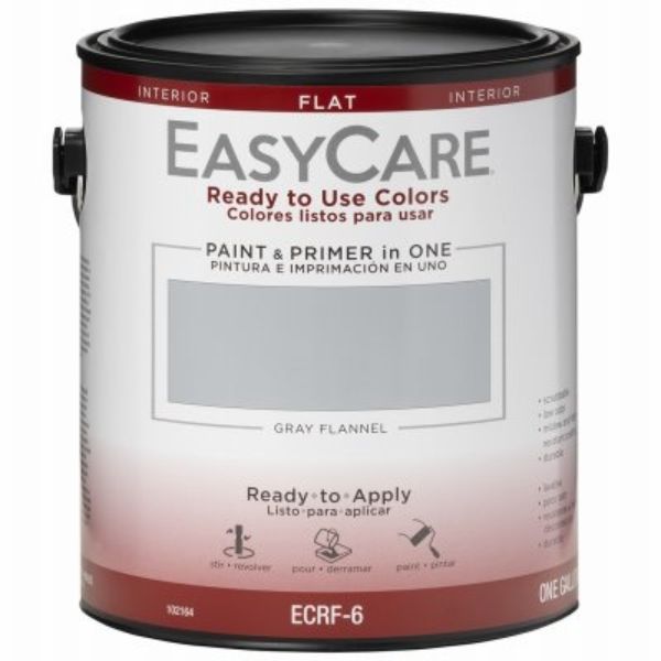 Picture of True Value Manufacturing 102164 1 gal Interior Flat Acyrlic Colors Paint & Primer&#44; Gray Flannel