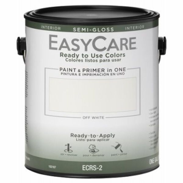 102167 1 gal Colors Interior Semi-Gloss Acrylic Latex Paint, Off White -  True Value Manufacturing