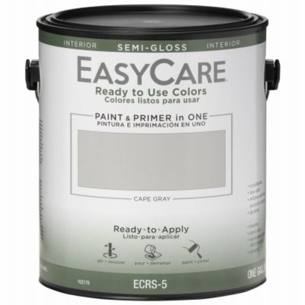 Picture of True Value Manufacturing 102170 1 gal Interior Semi-Gloss Acyrlic Colors Paint & Primer&#44; Cape Gray