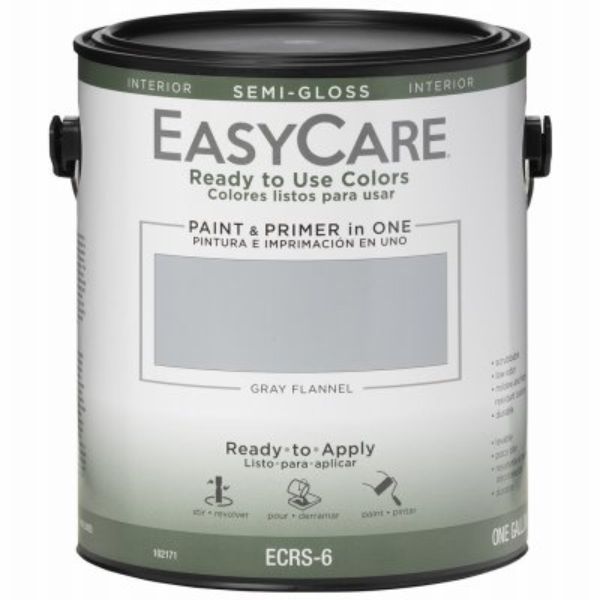 Picture of True Value Manufacturing 102171 1 gal Interior Semi-Gloss Acyrlic Colors Paint & Primer&#44; Gray Flannel