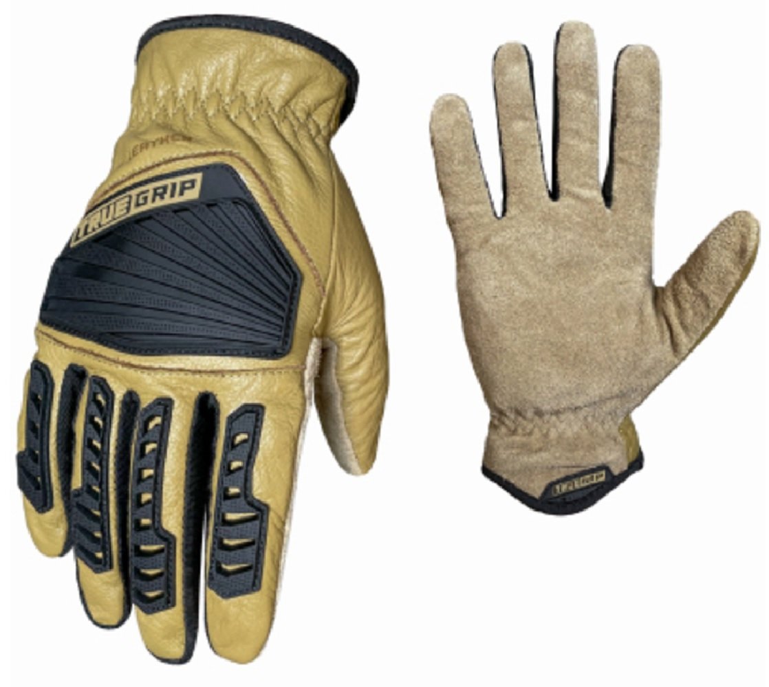 103521 Leather Hybrid Impact Gloves - Large