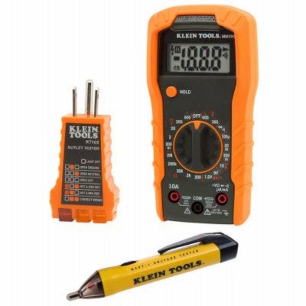Picture of Klein Tools 270876 Electrical Test Kit with Multimeter