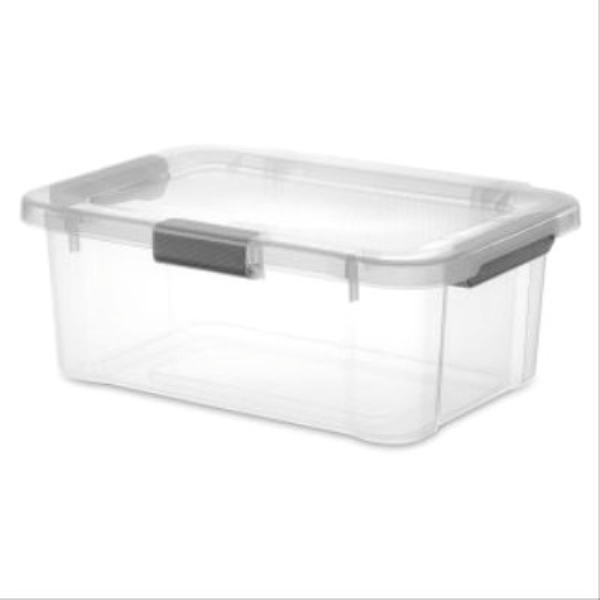 Picture of Sterilite 254183 20 qt. HingeLID Storage Box Case - Pack of 6