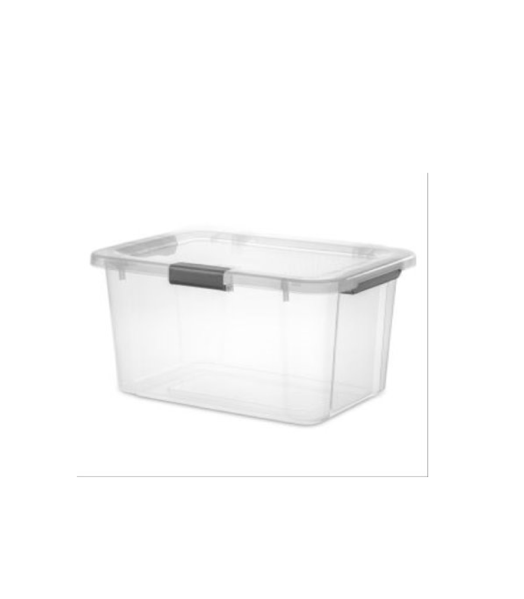 Picture of Sterilite 254185 30 qt. HingeLID Storage Box Case - Pack of 6