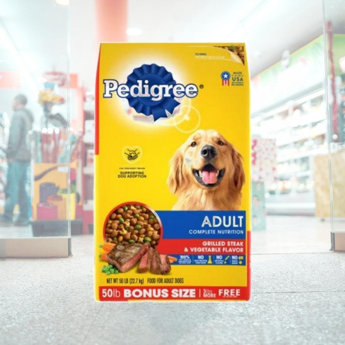 Picture of Mars Petcare US 248697 44 lbs Adult Complete Nutrition Grilled Steak & Vegetable Dry Dog Food