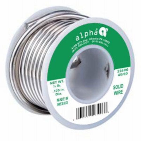 Picture of Alpha Assembly Solutions 104609 8 oz 0.125 in. Dia. Solid Wire Solder On Spool