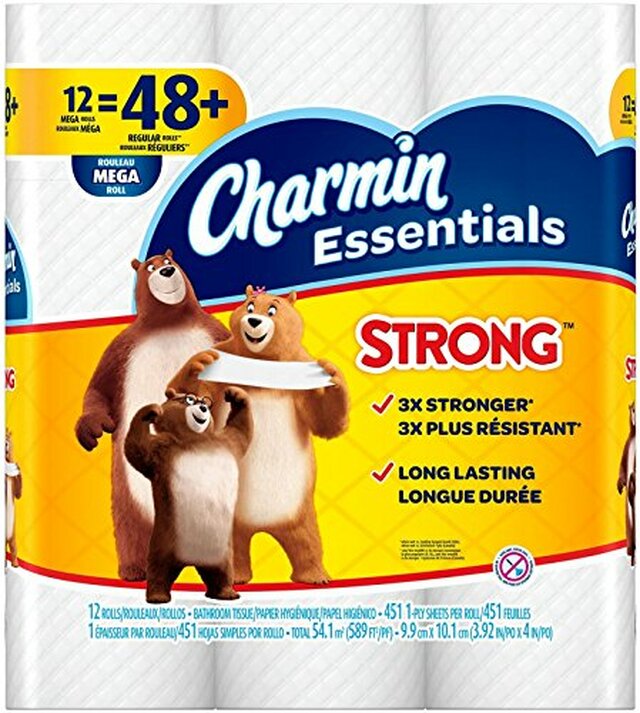 Charm Strong Toilet Paper Bath Tissue - 12 per Roll