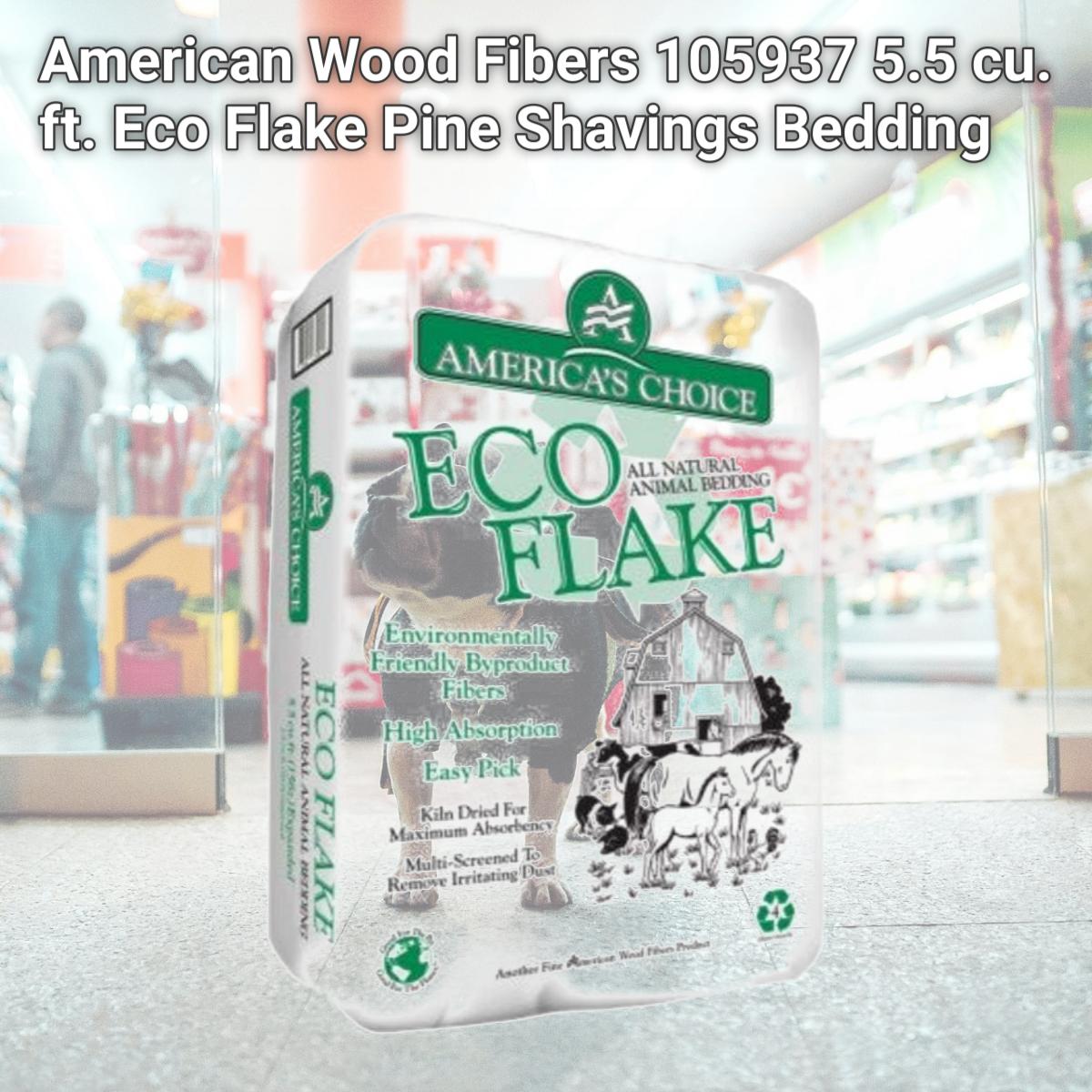 Picture of American Wood Fibers 105937 5.5 cu. ft. Eco Flake Pine Shavings Bedding