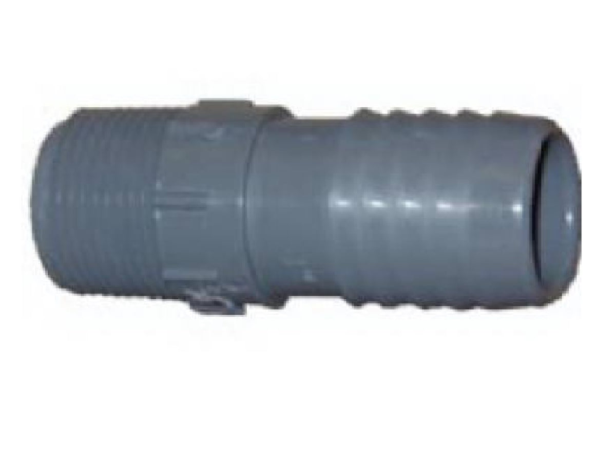 1 in. Insert x 0.75 in. Male Pipe Adapter  Red