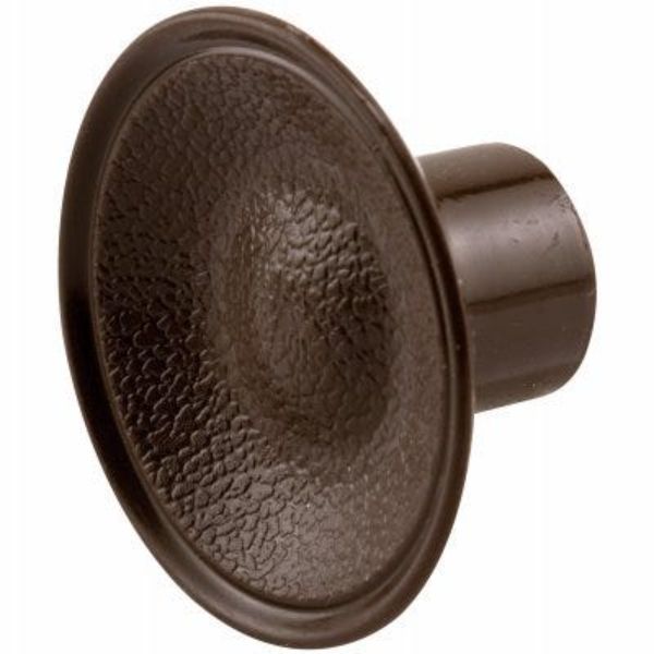 106460 1.81 in. Dia. Plastic Bi-Fold Door Knobs, Brown