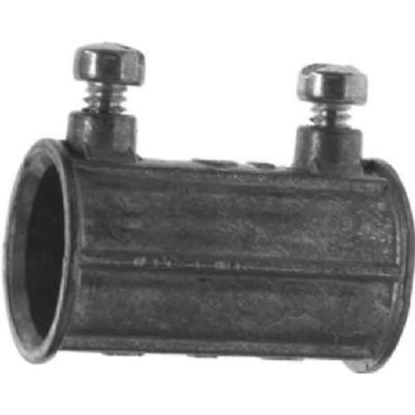 0.5 in. Electrical Metallic Screw Coupling Set  Zinc Die Cast