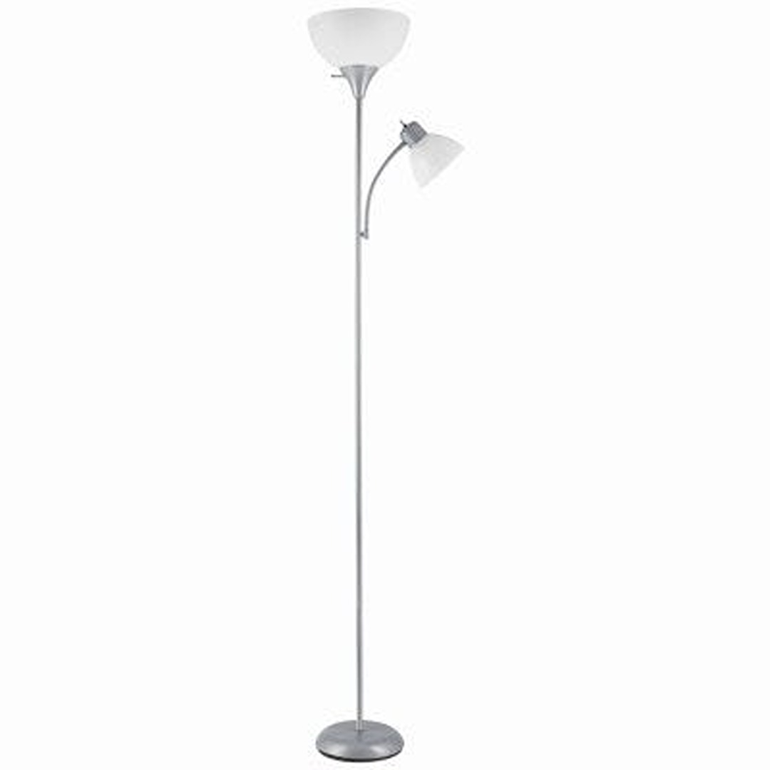 Picture of Globe Electric 104995 72 in. Floor Lamp & Adjustable Reading Light&#44; Silver