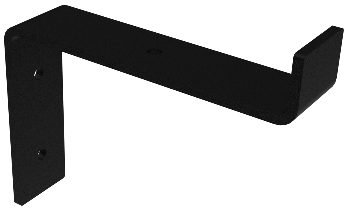 8 in. S Style Shelf Bracket, Black
