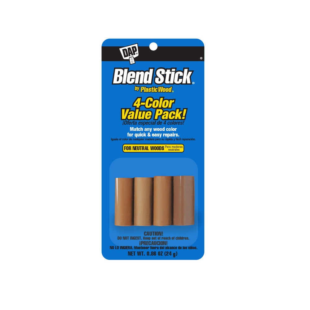 106611 0.86 oz Plastic Wood Blend Sticks - Pack of 4