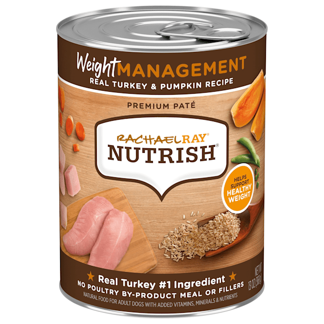 Picture of JM Smucker 105570 13 oz Rachael Ray Nutrish Weight Management Real Turkey & Pumpkin Recipe Wet Dog Food