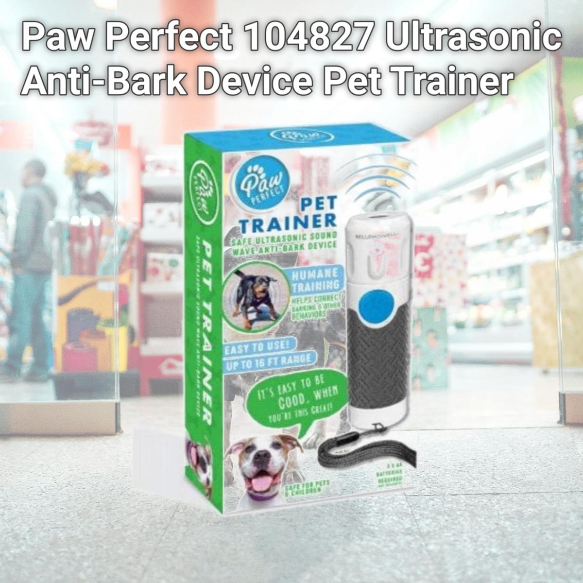 Picture of Paw Perfect 104827 Ultrasonic Anti-Bark Device Pet Trainer