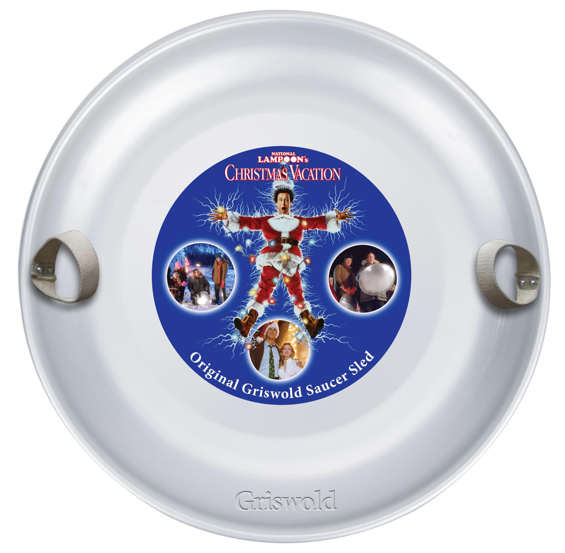 Picture of Slippery Racer 104663 26 in. Christmas Vacation Griswold Saucer Sled, Silver