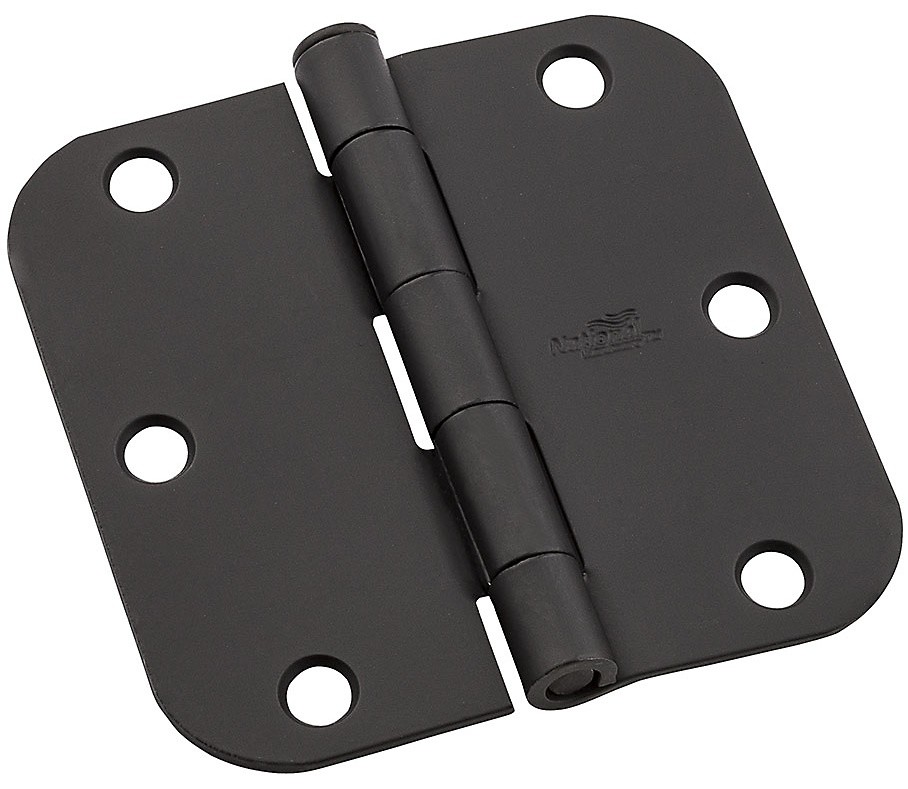 SPB512R58 Series Door Hinge, Steel, Removable Pin, Mortise Mounting, 50 lb