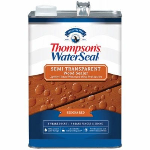 Picture of Thompsons Waterseal 185950 1 gal Semi-Transparent Waterproofing Stain&#44; Sequoia Red