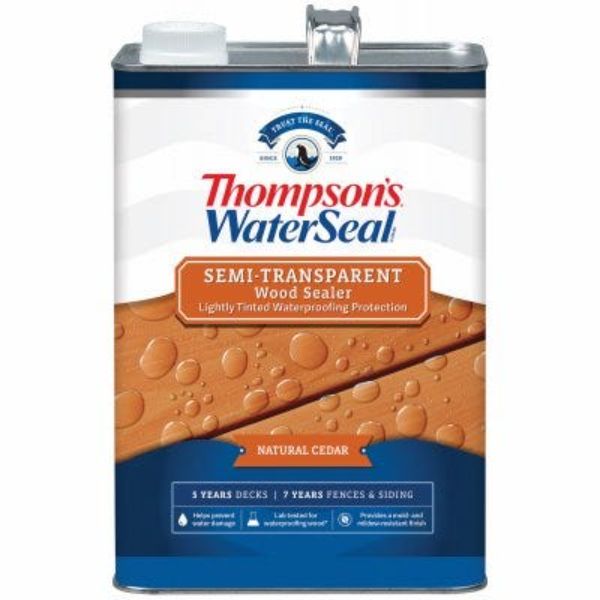 Picture of Thompsons Waterseal 185952 1 gal Semi-Transparent Waterproofing Stain&#44; Natural Cedar