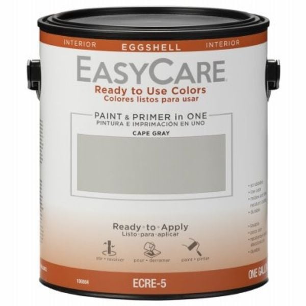 Picture of True Value Manufacturing 106984 1 gal Eggshell Acrylic Interior Paint & Primer&#44; Cape Gray