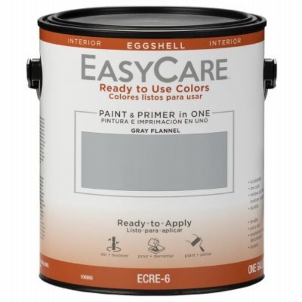 Picture of True Value Manufacturing 106985 1 gal Eggshell Acrylic Interior Paint & Primer&#44; Gray Flannel