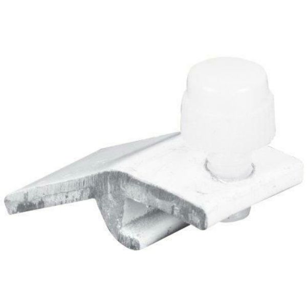 106781 0.312 in. Storm Door Self Locking Panel Clip, White - 8 per Pack - Pack of 6