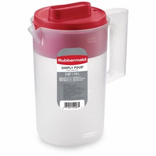 Picture of Rubbermaid 618900 2 qt. Covered Pitcher