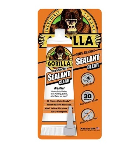 206007 2.7 oz Clear Silicone Sealant -  Gorilla Glue