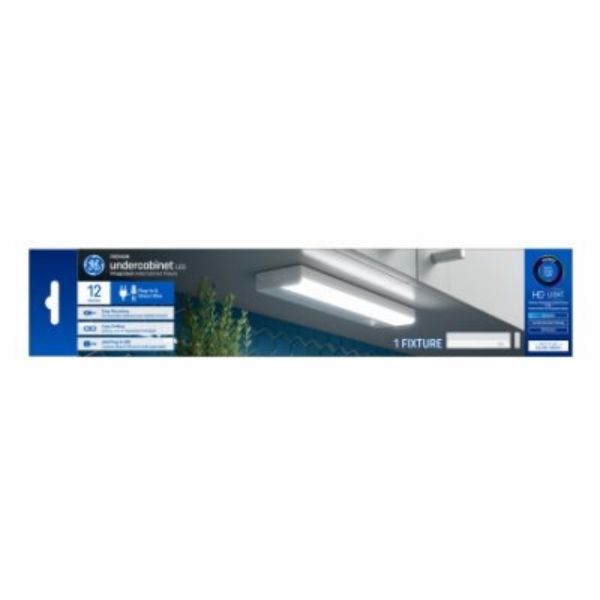 Picture of GE Lighting 107311 12 in. Reveal HD Plus Color-Enhancing 8W LED Plug-in & Direct Wire Undercabinet Fixture
