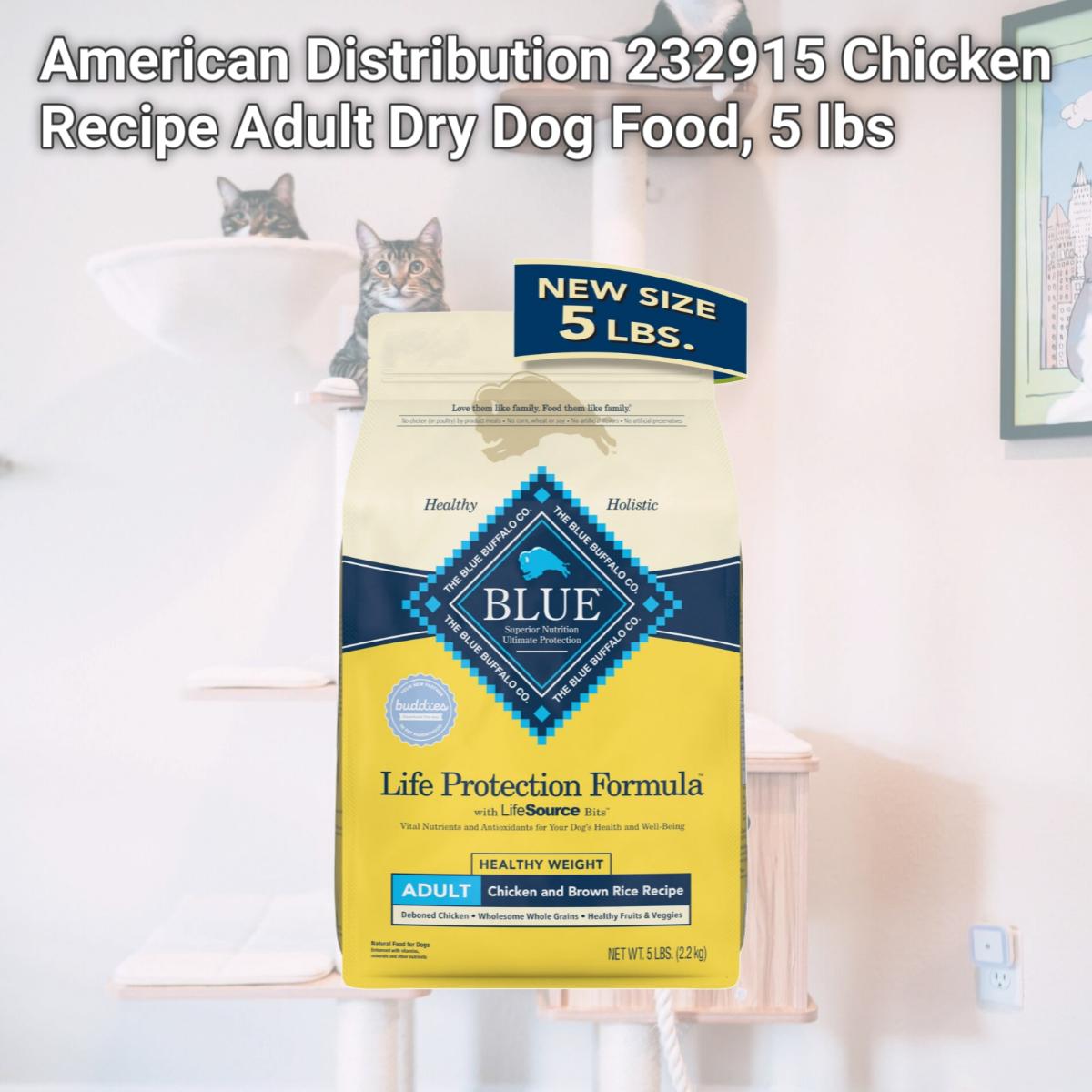Picture of American Distribution 232915 Chicken Recipe Adult Dry Dog Food, 5 lbs