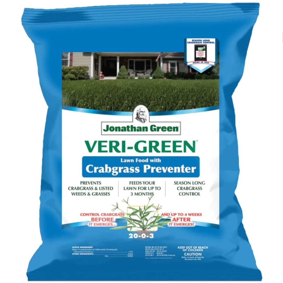 15000 sq ft. 20-0-3 Crabgrass Preventer Lawn Food