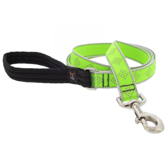 Lupine 107747 1 x 6 ft. Diamond Dog Leash, Green