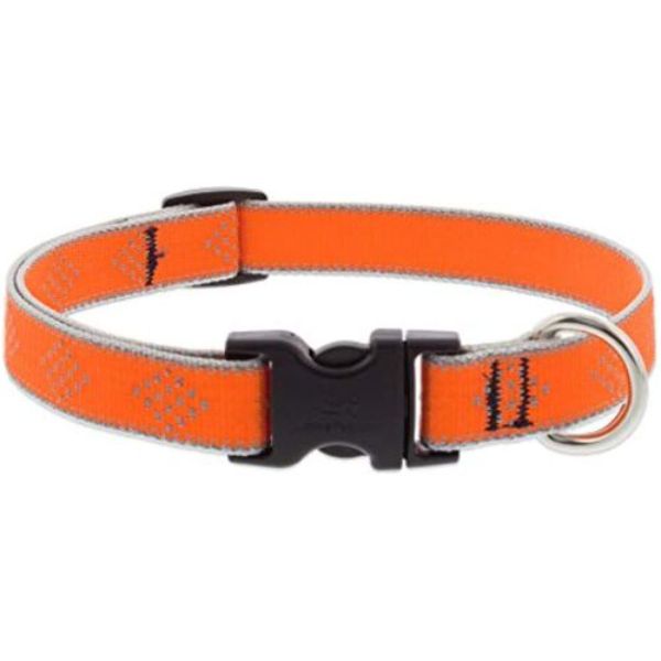 Picture of Lupine 107750 0.75 x 13-22 in. Diamond Dog Collar, Orange