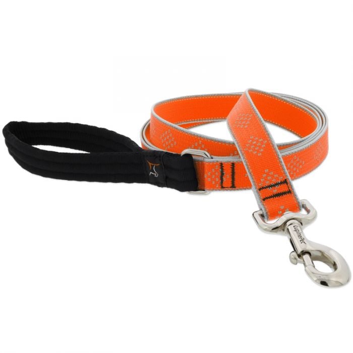 Picture of Lupine 107759 1 x 6 ft. Diamond Dog Leash, Orange