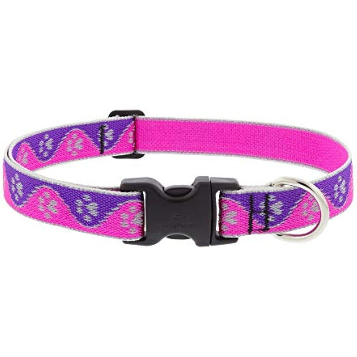 Picture of Lupine 107782 1 x 16-28 in. Paws Dog Collar, Pink