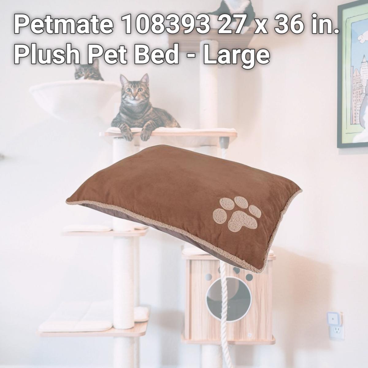 Picture of Petmate 108393 27 x 36 in. Plush Pet Bed - Large