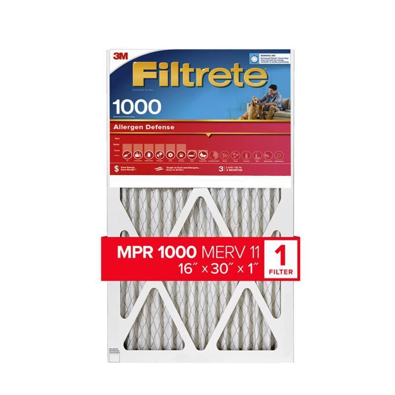 Picture of 3M 108802 16 x 30 x 1 in. Micro Allergen Filtrete Filter&#44; Red - Pack of 4