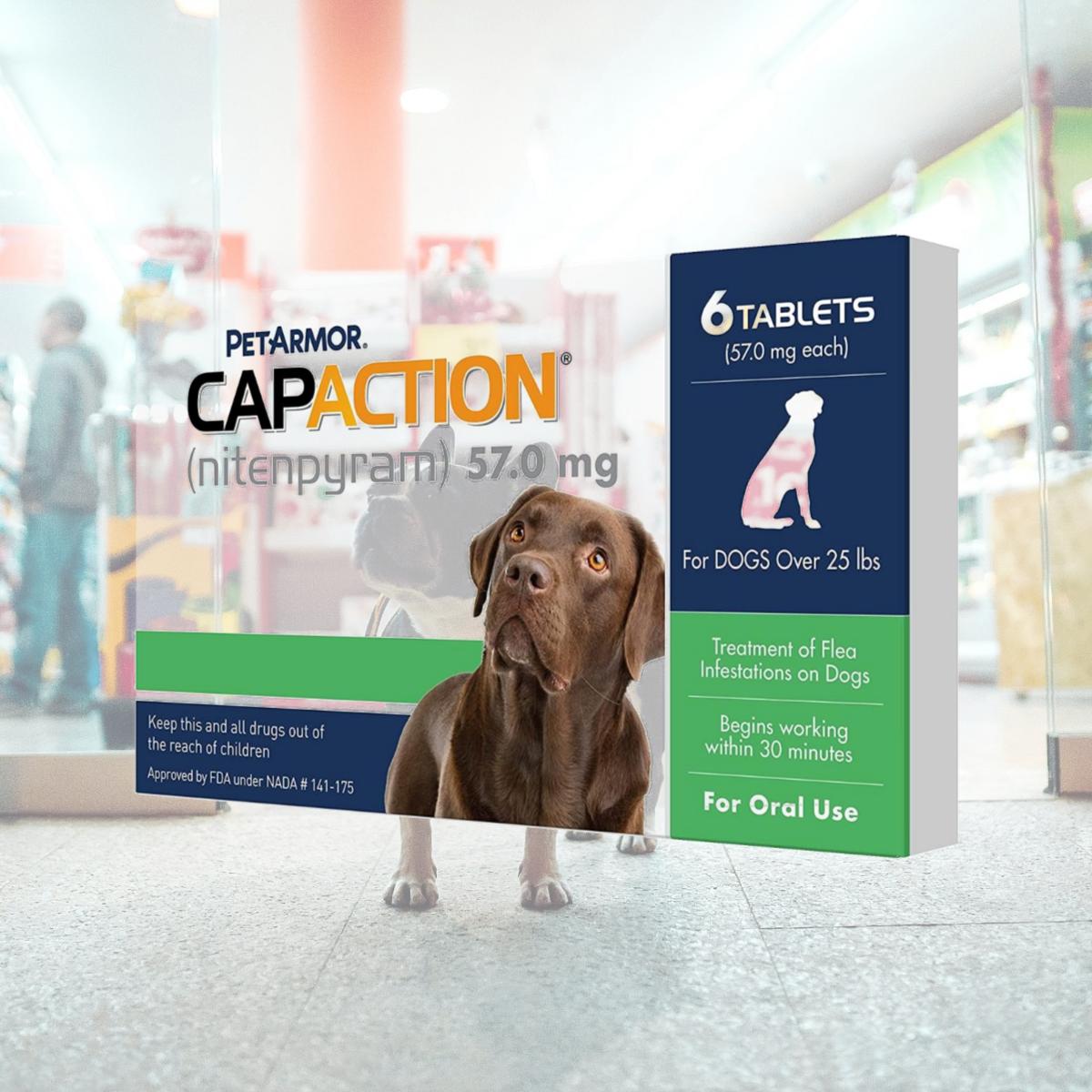 Picture of Sergeants Pet Care 108431 Fast-Acting Oral Flea Treatment for Large Dogs