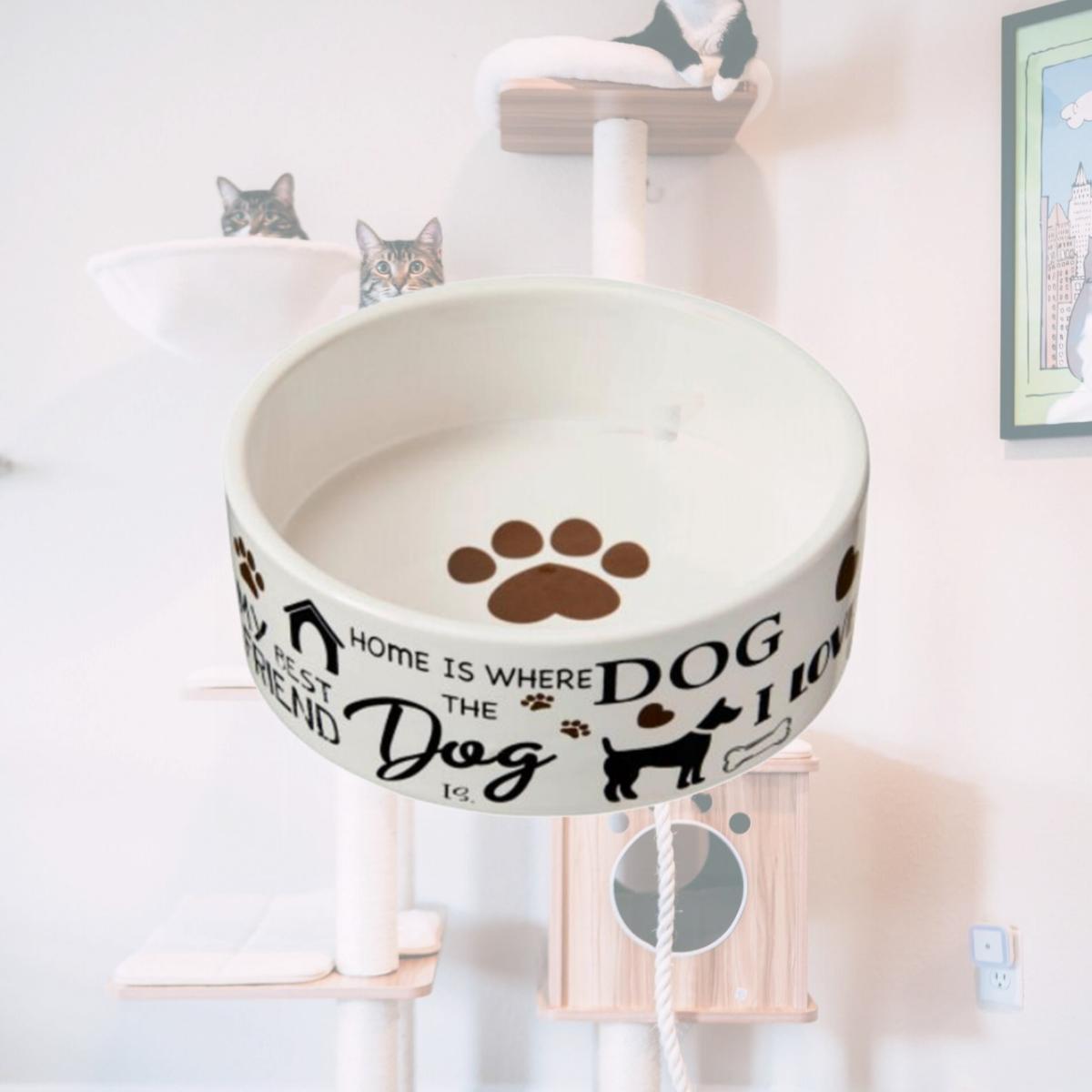 Picture of Ethical Products 108328 5 in. I Love Dogs Dish Bowl