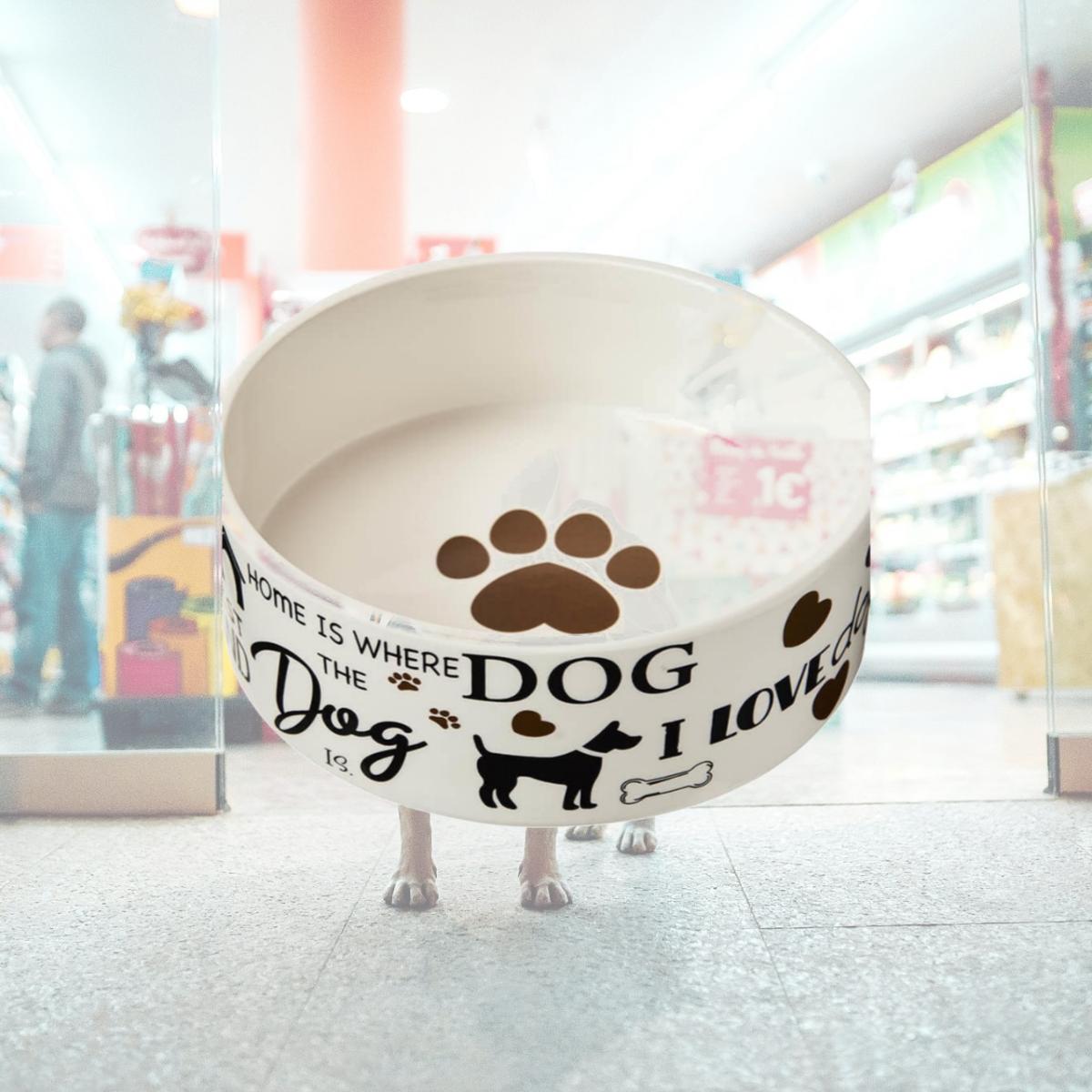 Picture of Ethical Products 108329 7 in. I Love Dog Dish Bowl